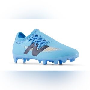 New Balance cleats/junior 4 
Light Blue/ knitted collar/  athletic footwear